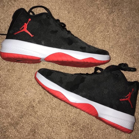 jordan b fly red